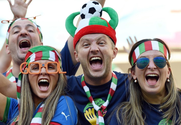 Tak się kibicuje na mundialu w Brazylii