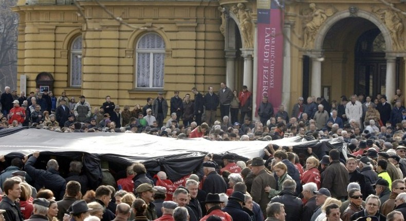 Protesters have in recent years gathered in support of stripping the name of late Yugoslav communist leader Josip Broz Tito from a prominent square in Croatia's capital