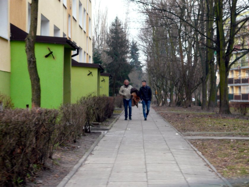 domokrążcy z kożychami w Łodzi