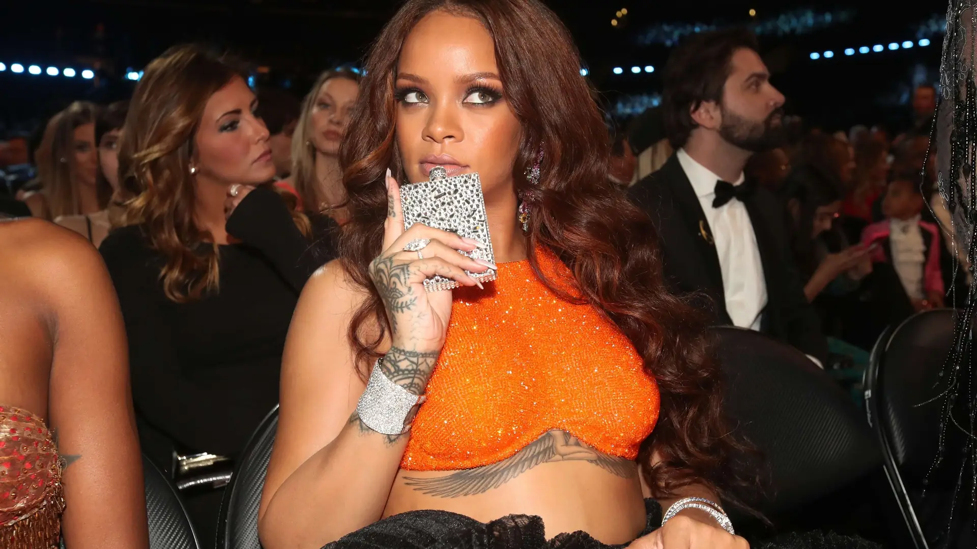 Nikt nie bawił się na Grammy lepiej, niż robiła to Rihanna