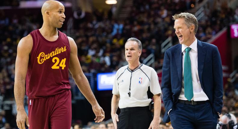 Richard Jefferson Cavs Warriors