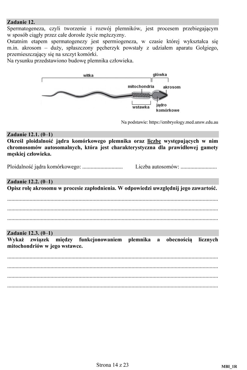 Matura 2017 z biologii poziom rozszerzony. Nowa formuła. Odpowiedzi