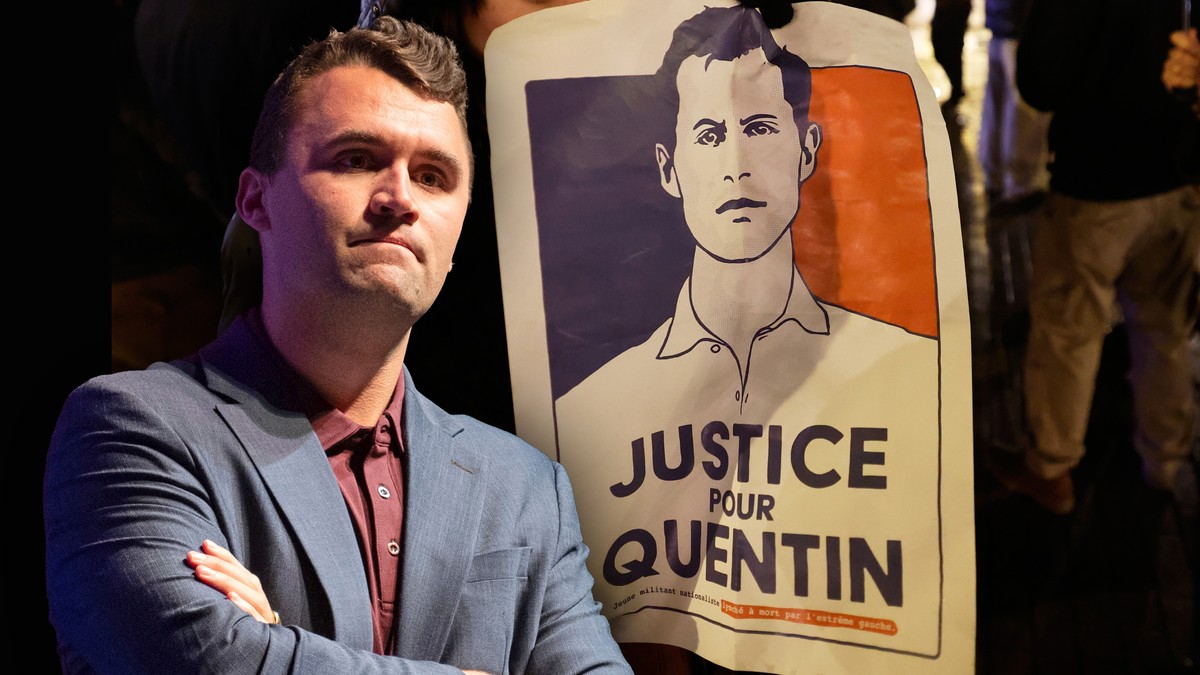 Čarli Kirk i Kventin Derank