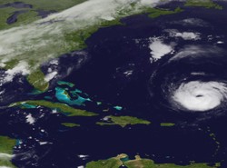 Huragan Katia coraz silniejszy. Ponad 200 kilometrów na godzinę