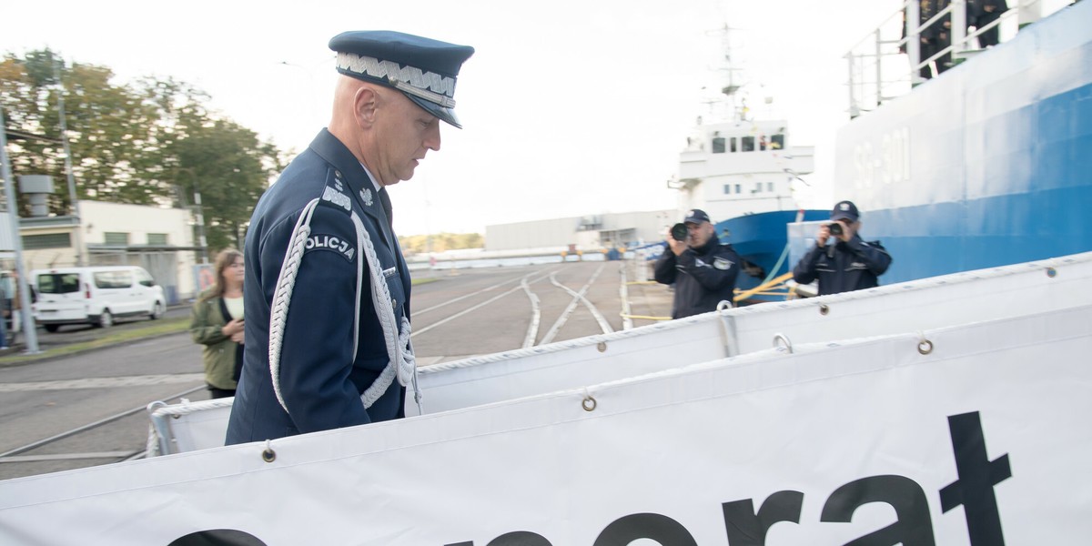 Komendant główny policji Jarosław Szymczyk