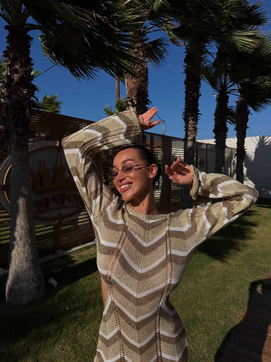Bianka Rumanová na gréckom ostrove Mykonos. 