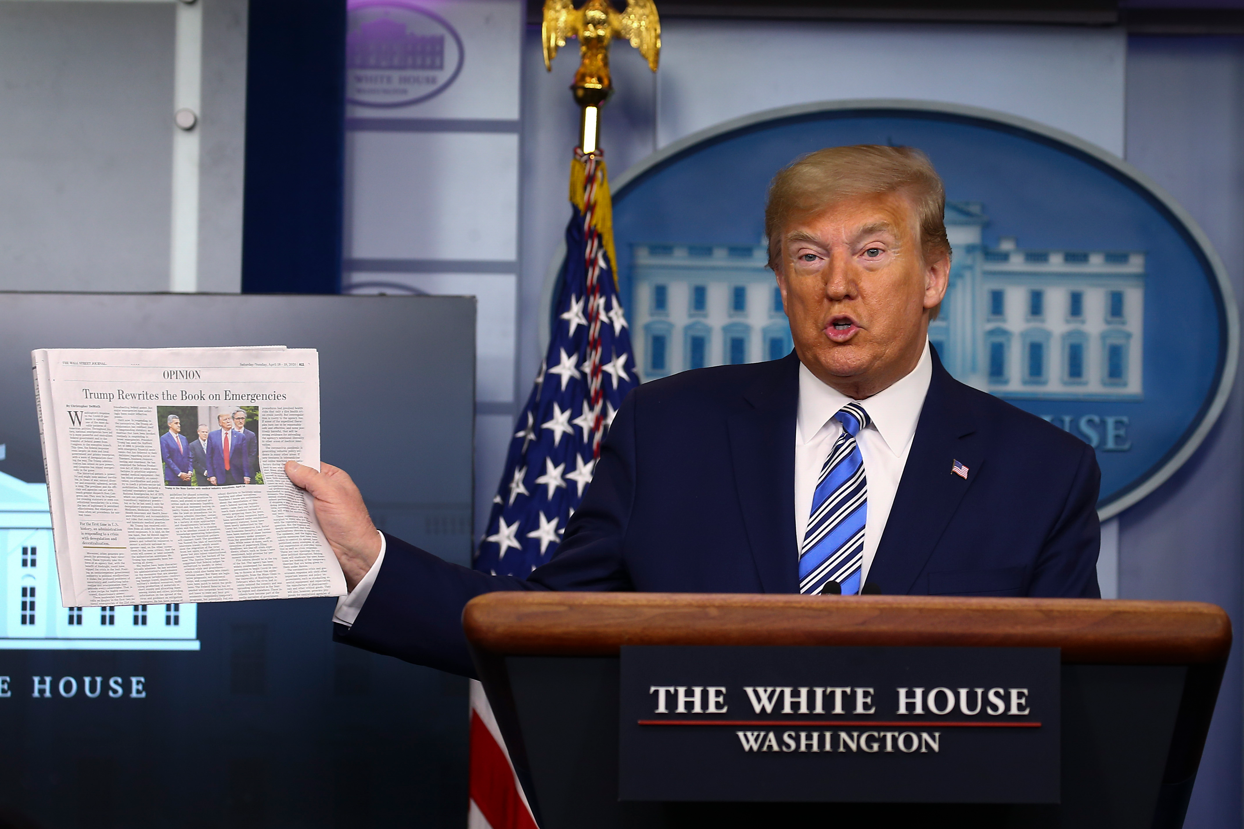 Trump cita WSJ: chiede 10 miliardi per diffamazione