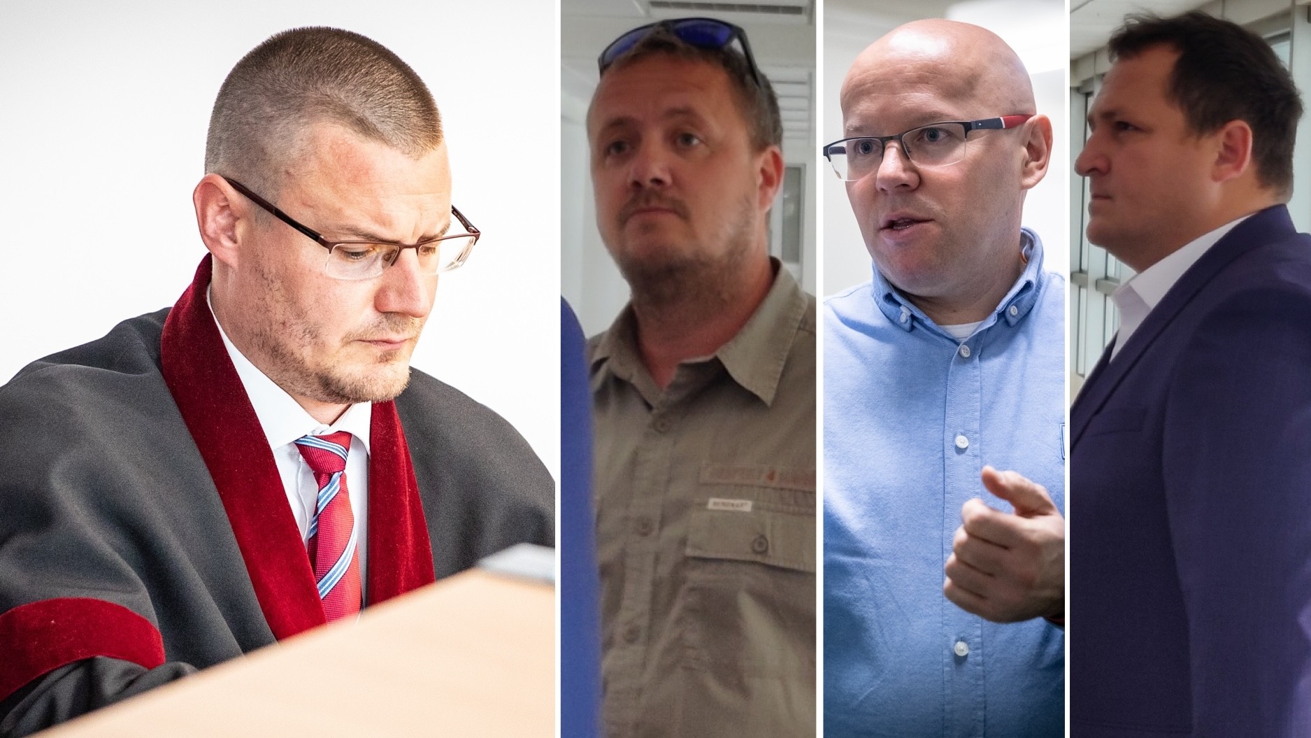 Michal Šúrek, Ján Čurilla, Ľubomír Daňko a Pavol Ďurka