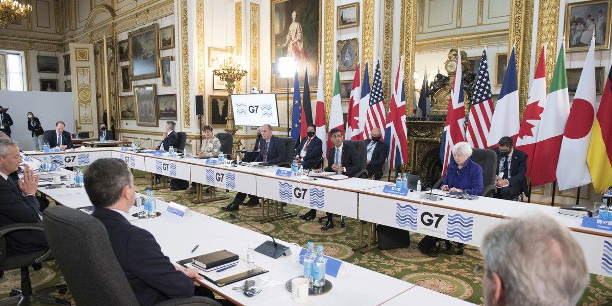 Spotkanie ministrów finansów grupy G7