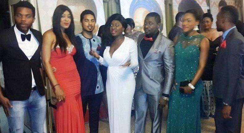 Cross section of Nollywood actors at the BON Awards 2014