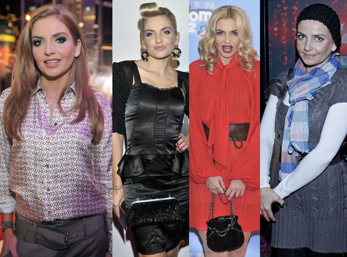 Maja Frykowska. Z tą celebrytką jest problem - częściej wygląda bowiem gorzej niż lepiej, jednak pierwsze zdjęcie pokazuje, że Maja, dawniej Agnieszka, potrafi być skromna i naturalna. Trzy pozostałe... no cóż, nie tędy droga na modowy Mount Everest