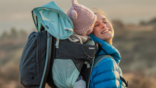 Játszótér helyett az Országos Kéktúrát járja kétéves kislányával
