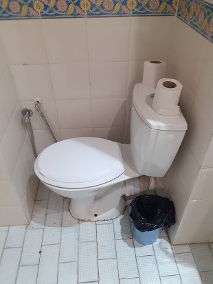 Toaleta w trzygwiazdkowym hotelu