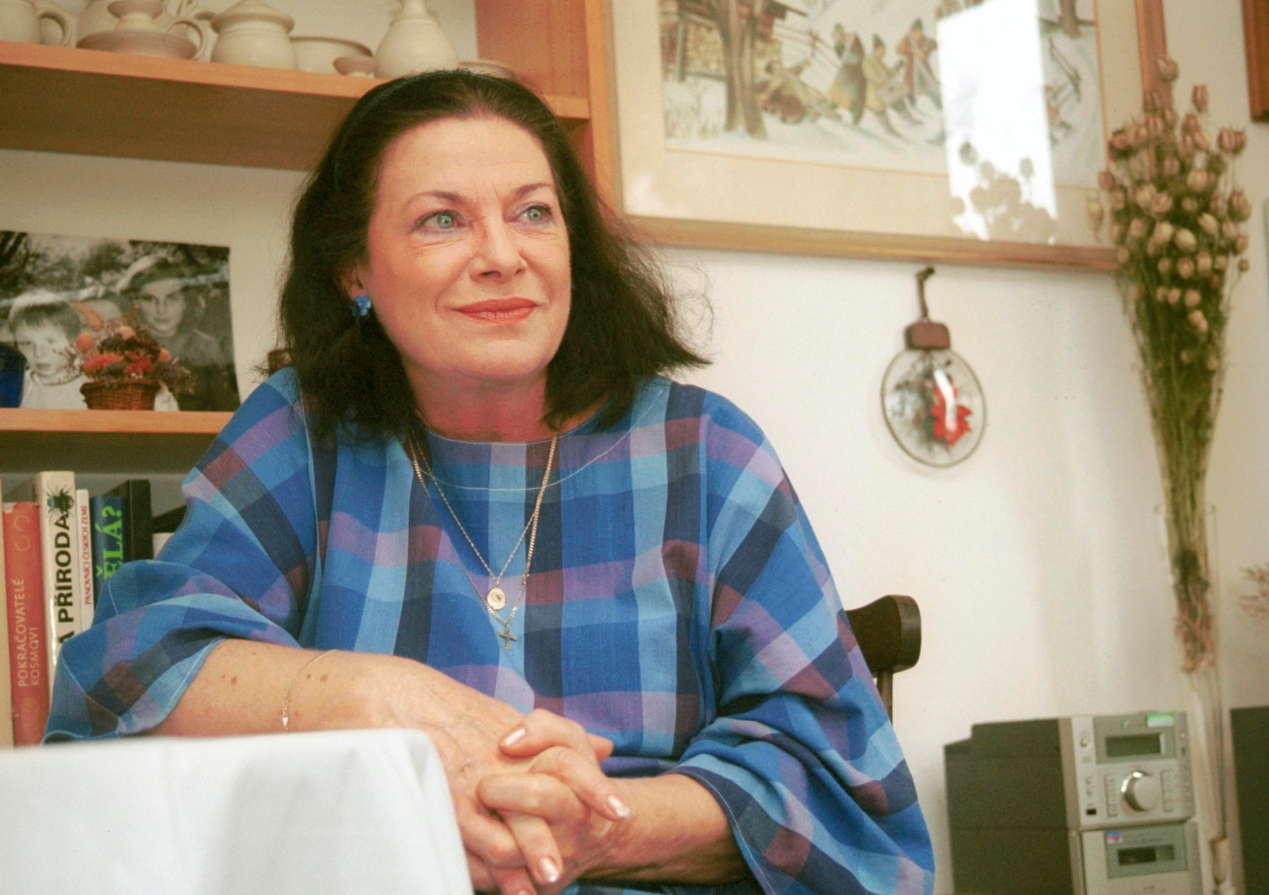 Česká herečka Milena Dvorská.