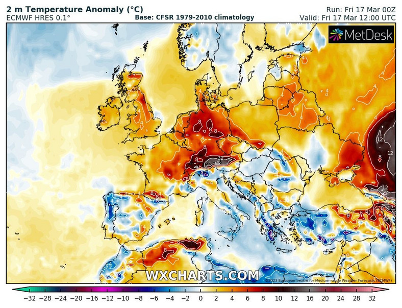 Temperatura zacznie coraz mocniej przekraczać normę.