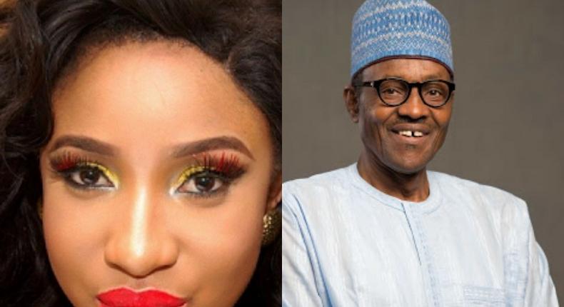 Tonto Dike congratulates Buhari