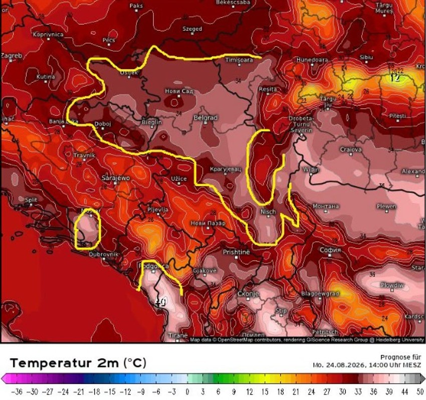 Početak sledeće nedelje obeležice ponovo toplije vreme