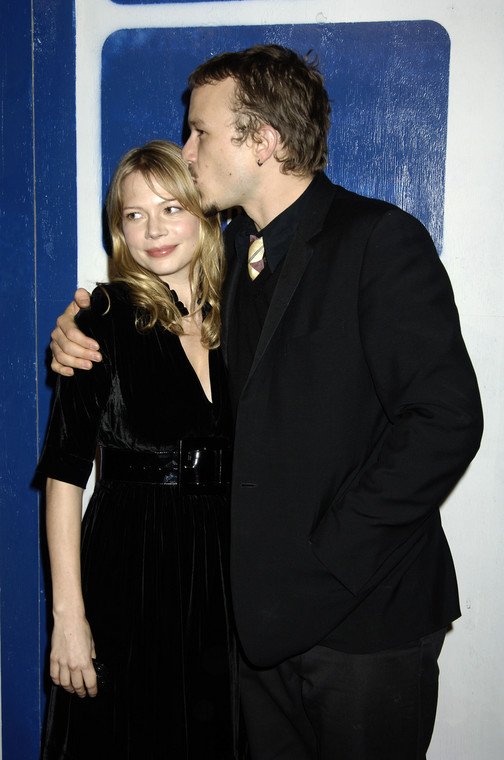Michelle Williams i Heath Ledger w listopadzie 2005 r.