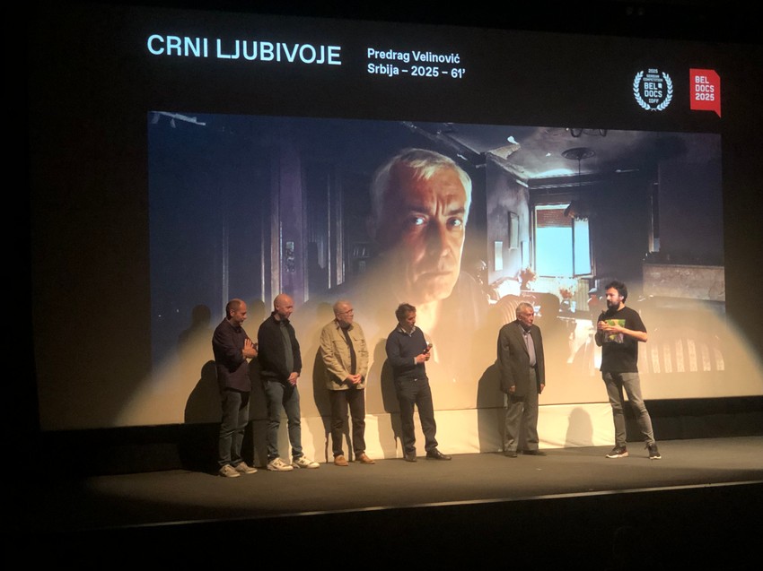 Ekipa filma "Crni Ljubivoje" na Beldocsu