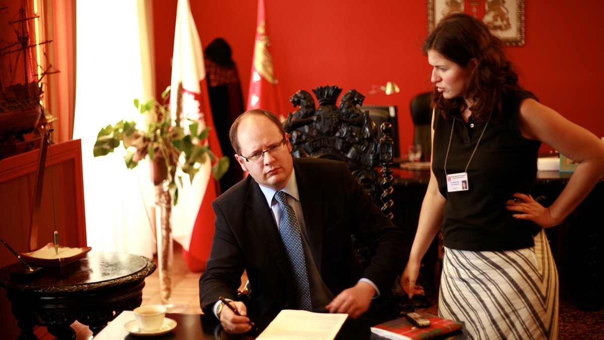 Paweł Adamowicz i Aleksandra Dulkiewicz