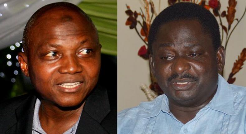 Garba Shehu and Femi Adesina