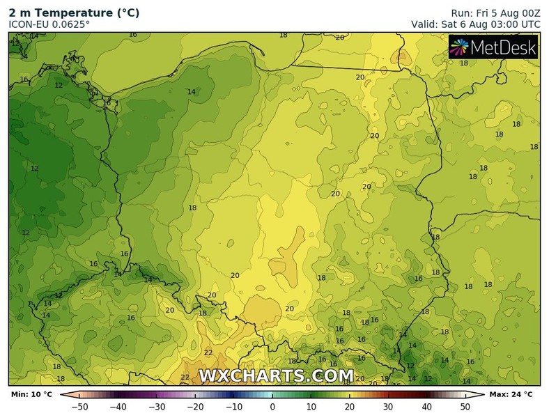 Gdzieniegdzie czeka nas tropikalna noc