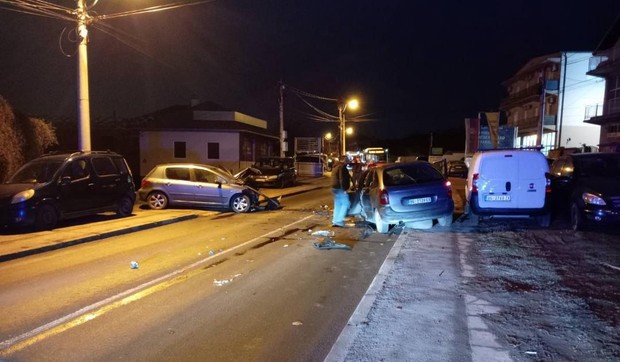 Teška saobraćajna nesreća u Železniku