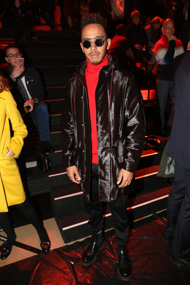 Lewis Hamilton na Paris Fashion Week 2017