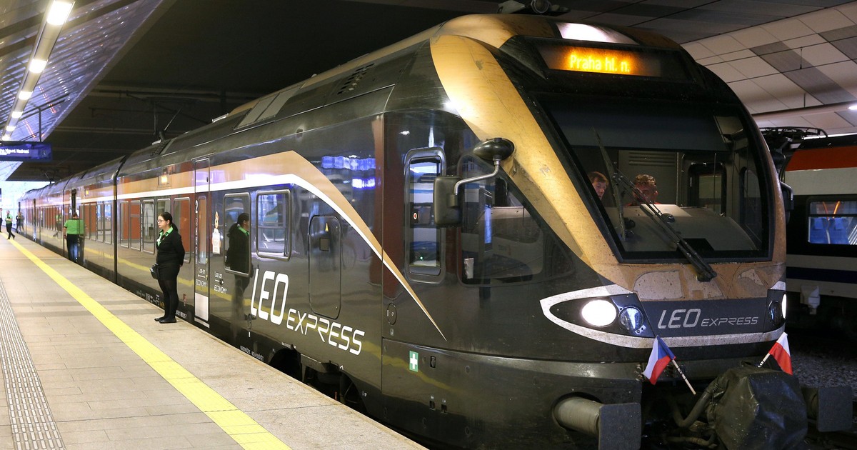 České vlaky na polských kolejích