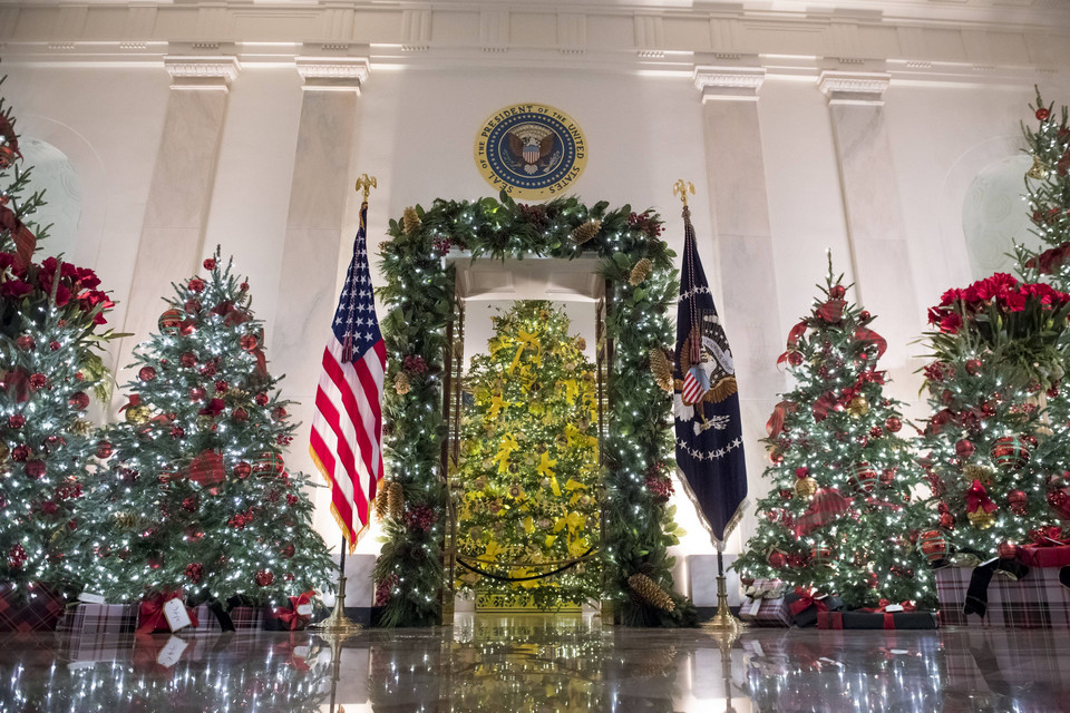 Świąteczne dekoracje w Białym Domu w 2020 r.
