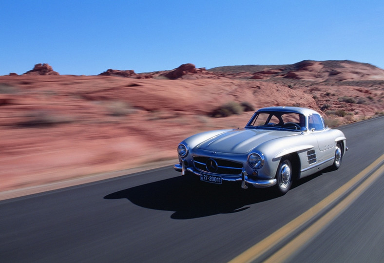 Mercedes 300SL na zdjęciach