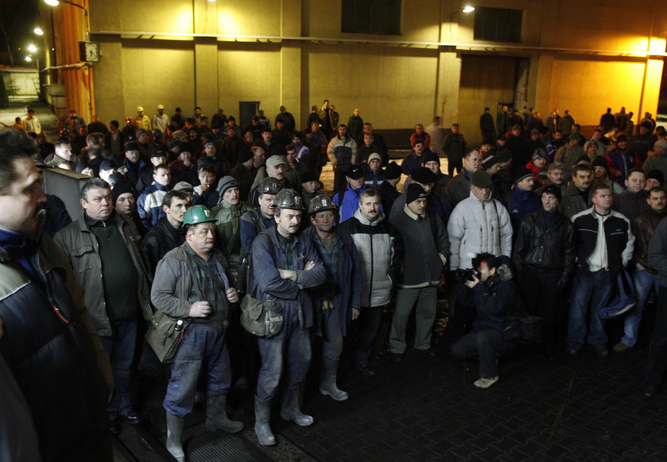 Strajk w kopalni Pokój w Rudzie Śląskiej