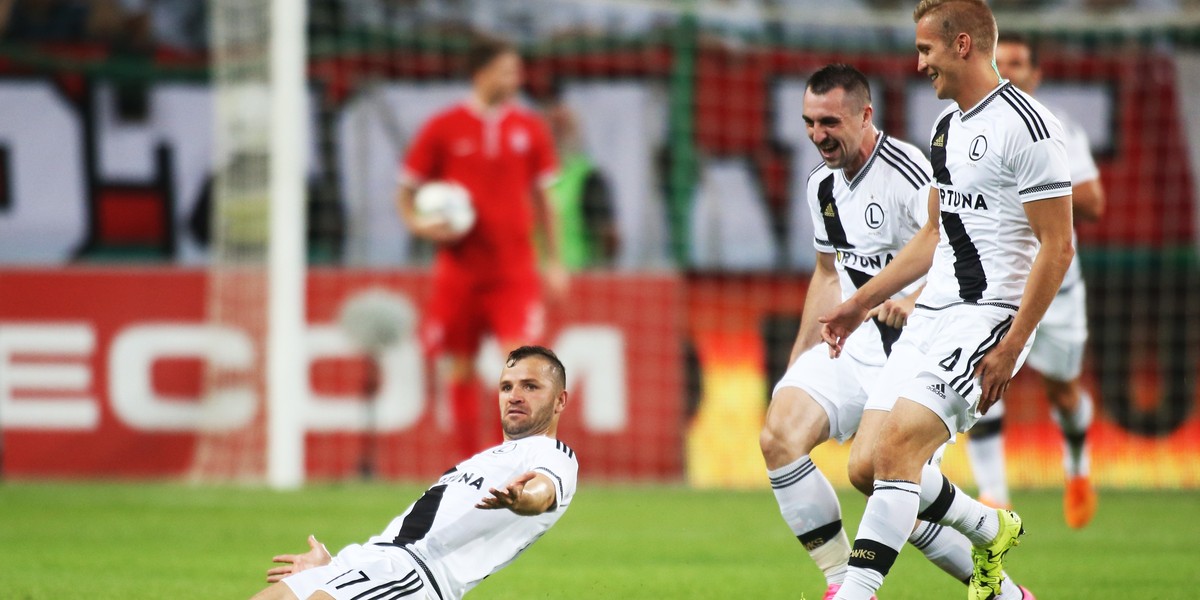 Legia Warszawa - Zoria Ługańsk 3:2. Wojskowi w Lidze Europy!