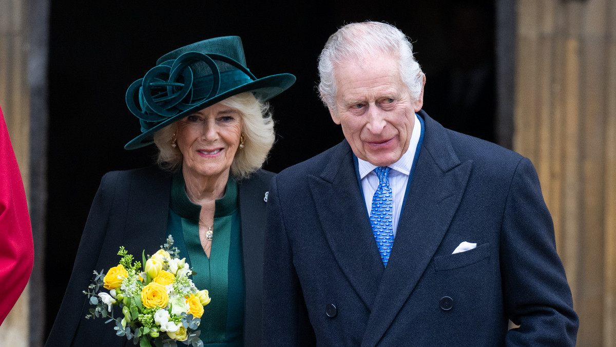 Król Karol wraz z żoną pojawili się na nabożeństwie Wielkanocnym