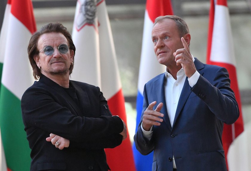 Bono i Donald Tusk