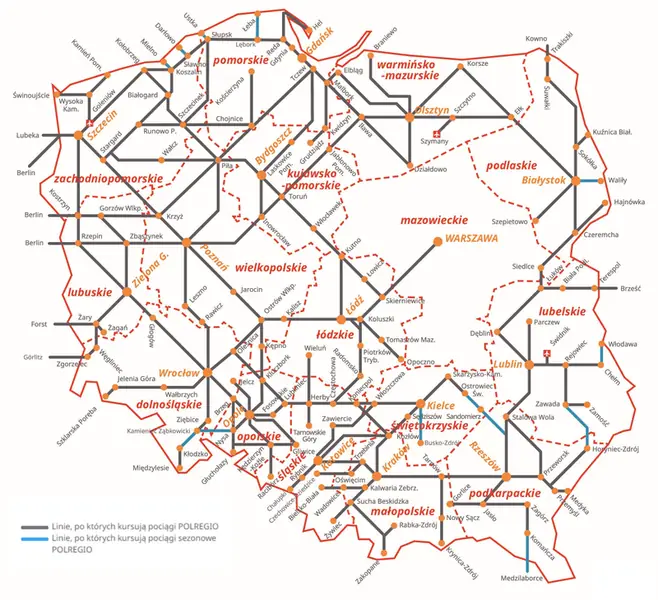 Polregio-mapa