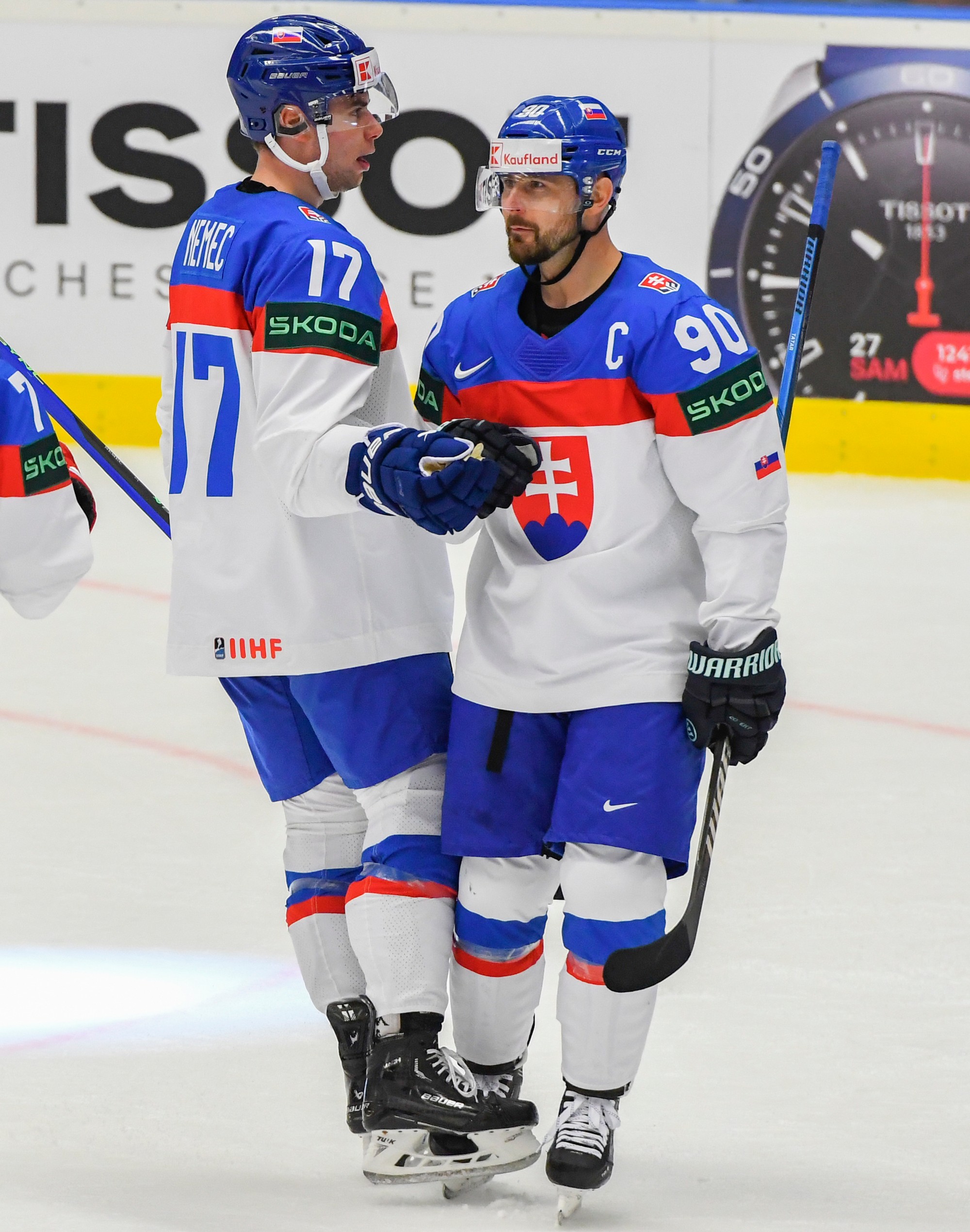 Tomáš Tatar a Šimon Nemec.