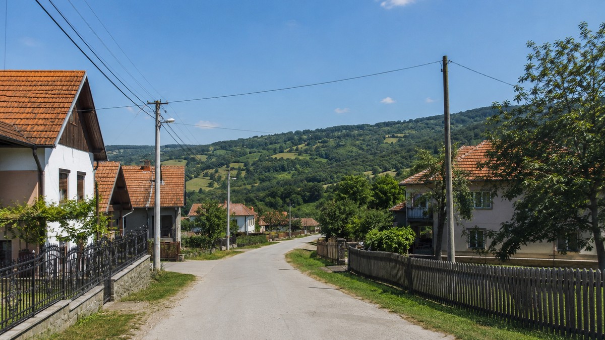 Selo - ilustracija
