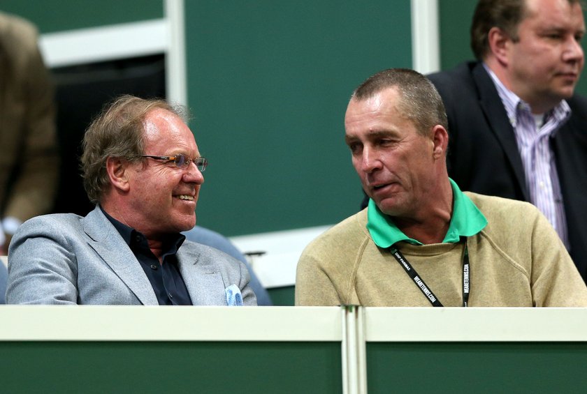 Wojciech Fibak i Ivan Lendl