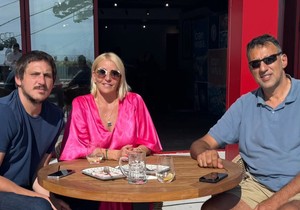 Ana i Vlade Divac sa sinom 