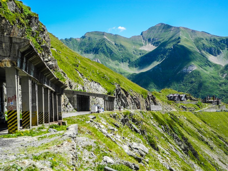 Autostrada Transfagarasan in Carpati (Ruta Nationala 7c), Romania