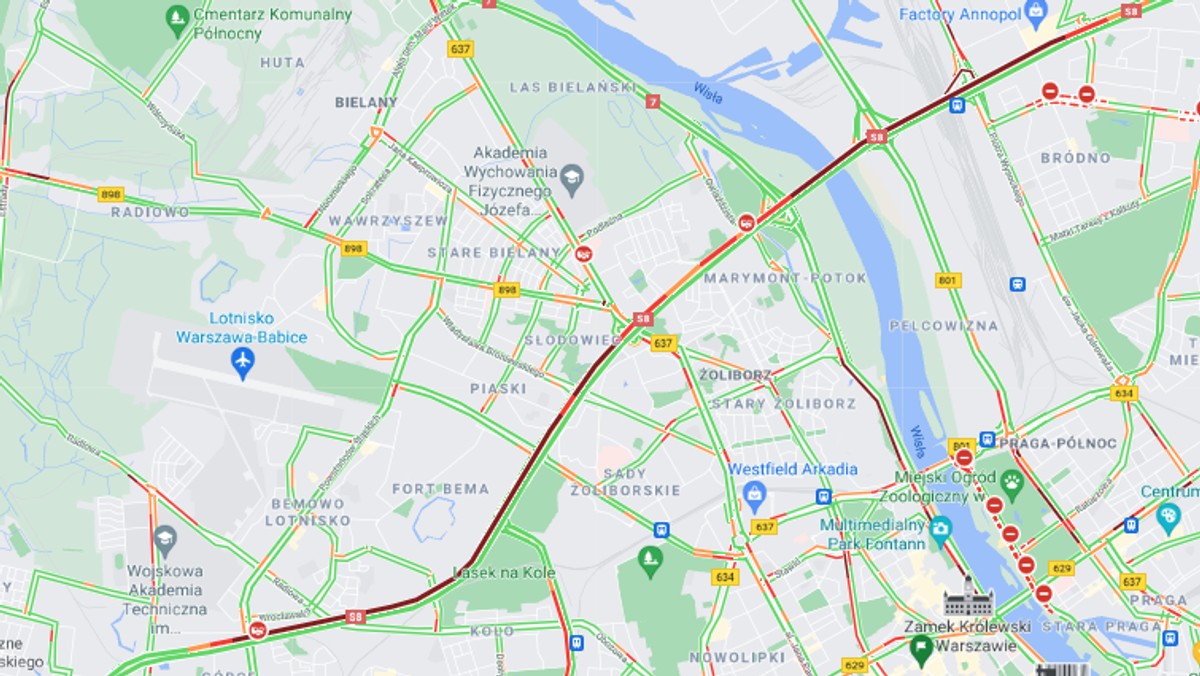 Do wypadku doszło w poniedziałek rano na trasie S8 w okolicach Bemowa. W kierunku Poznania pojawiły się bardzo duże utrudnienia. Odblokowany jest tylko jeden pas - donosi TVN Warszawa.