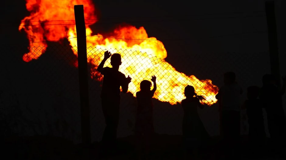 Communities in southern Iraq live right next to flaring | Foto: BBC