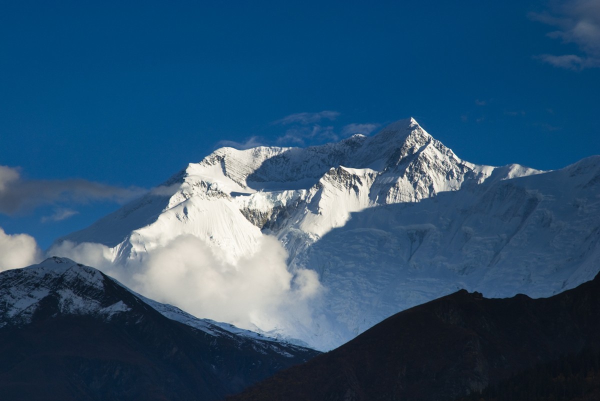 Annapurna IV widziana z Manang