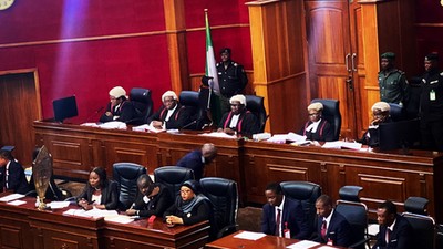 Commencement of the 2023 Presidential Election Petition Court sitting [NGCourtofAppeal Twitter]