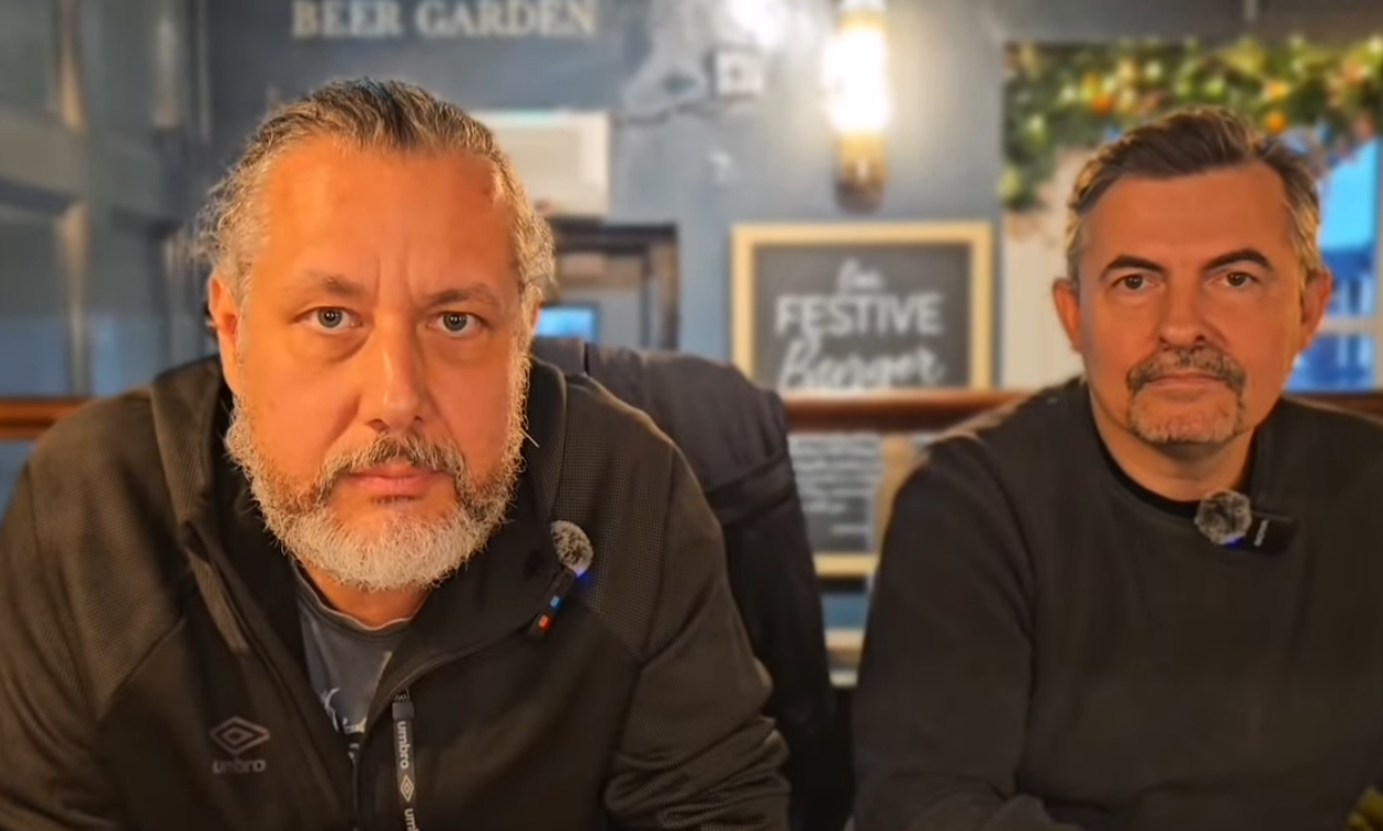 Hudobný skladateľ Oskar Rózsa a politik Lukáš Machala.
