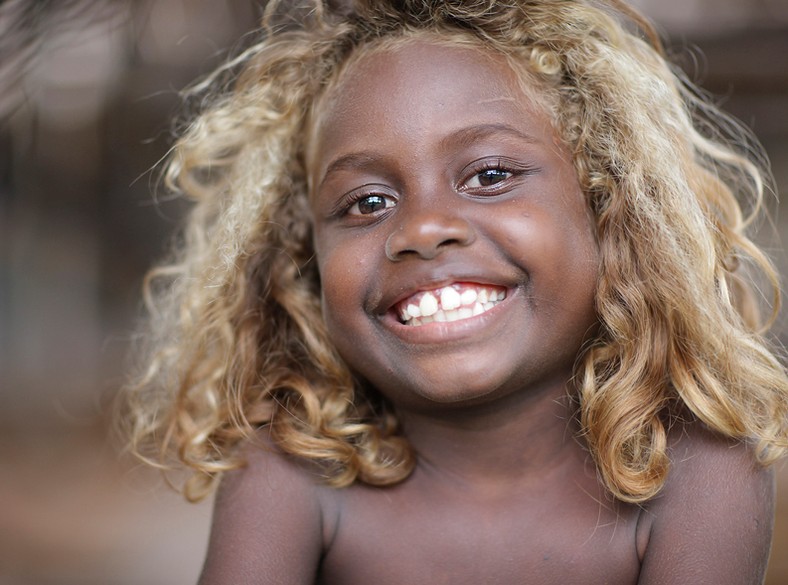 Melanesian people of Solomon Islands