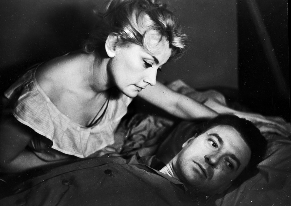 Barbara Horawianka i Wieńczysław Gliński w filmie "Echo" (1964)