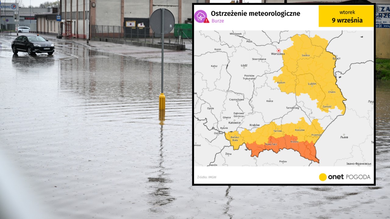 To nie koniec gwałtownych nawałnic nad Polską. Są pomarańczowe ostrzeżenia IMGW
