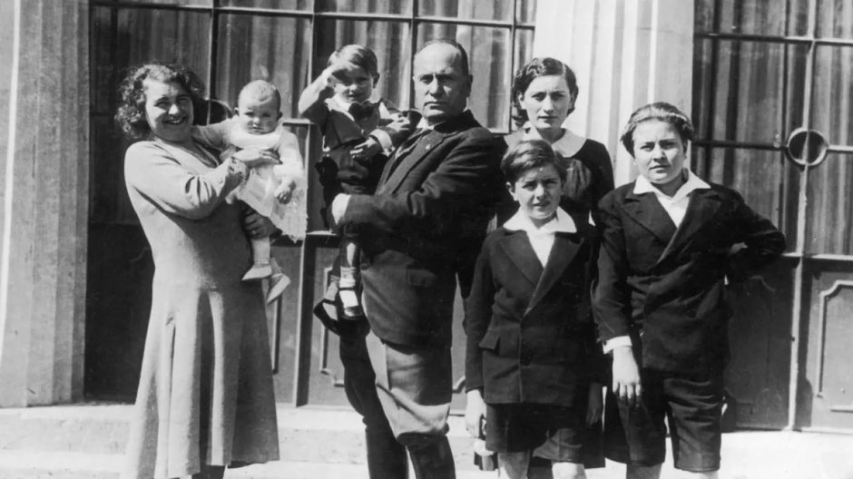 Rodzina Mussolinich/ fot.Getty Images